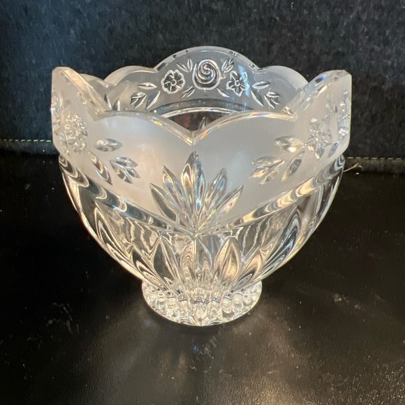 Oneida SOUTHERN‎ GARDEN Crystal Potpourri Bowl Votive Candle Holder-3.75”X3.75” - Picture 4 of 8